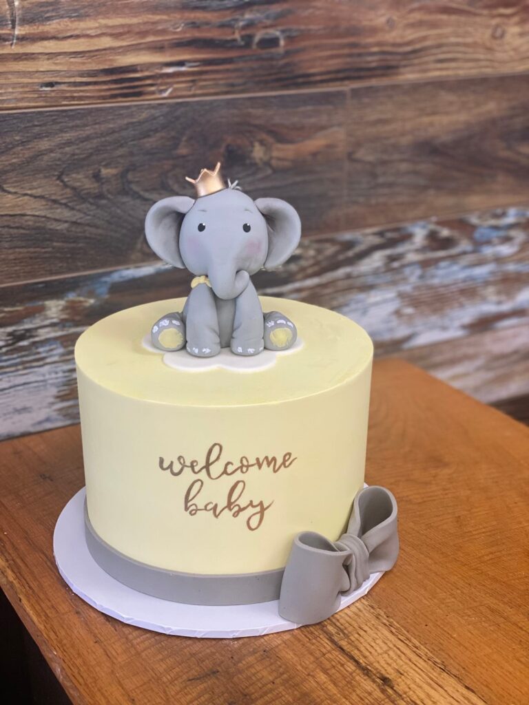 Custom baby shower cake by Soul Cakes by Tanya