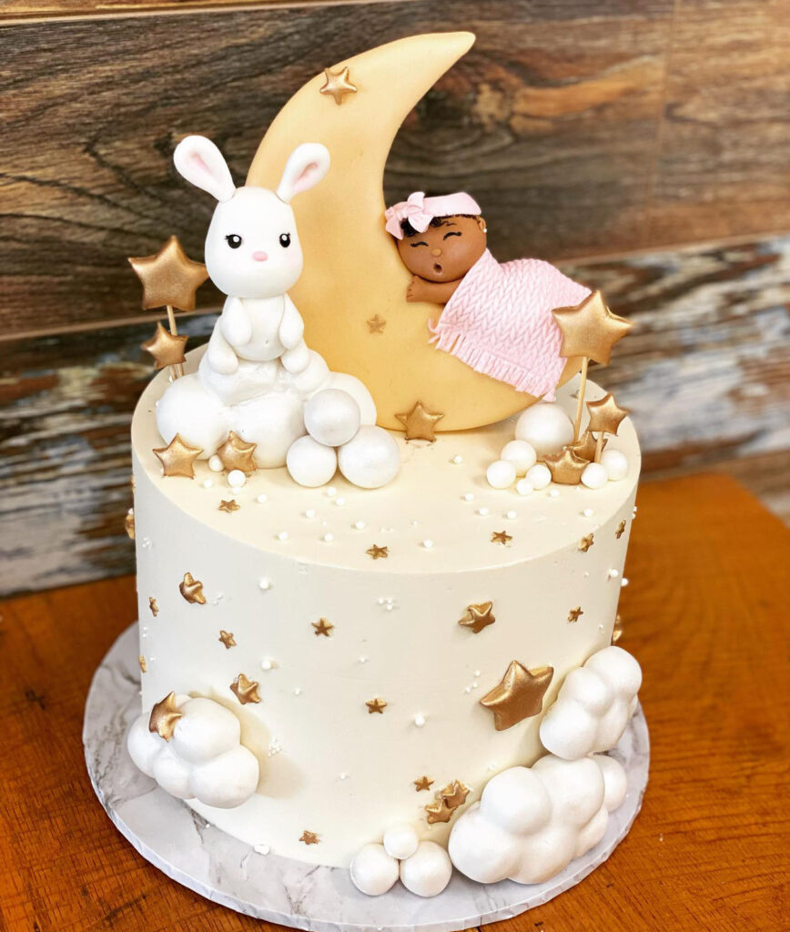 Custom baby shower cake by Soul Cakes by Tanya