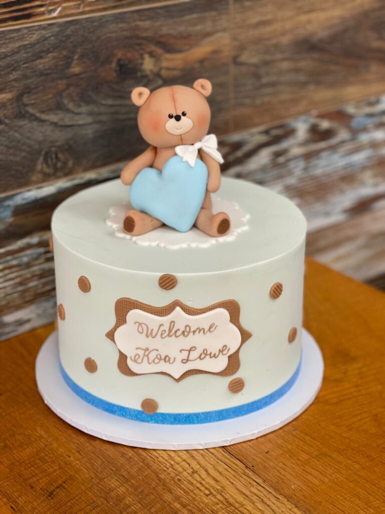 Custom baby shower cake by Soul Cakes by Tanya