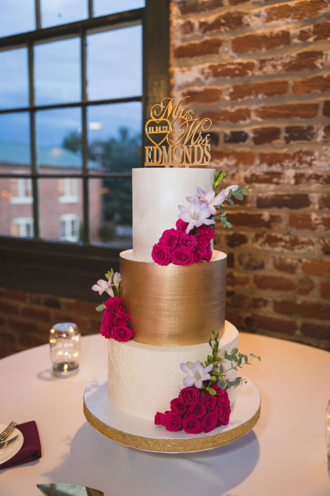Custom wedding cake by Soul Cakes by Tanya