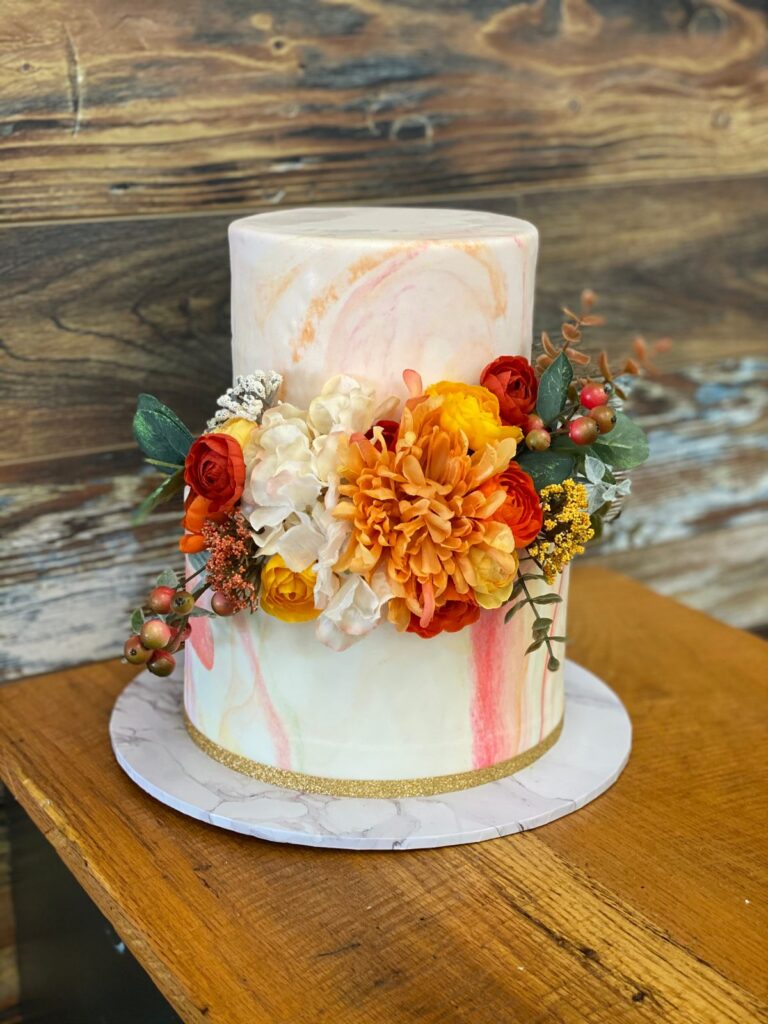Custom wedding cake by Soul Cakes by Tanya